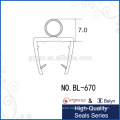 Transparent PVC clean glass door seal